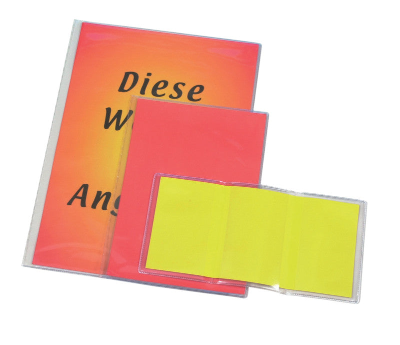 Dufco Dokumentenhülle – für A5-Formate – 148 × 210 mm, Kunststoff, transparent – 5 Stück