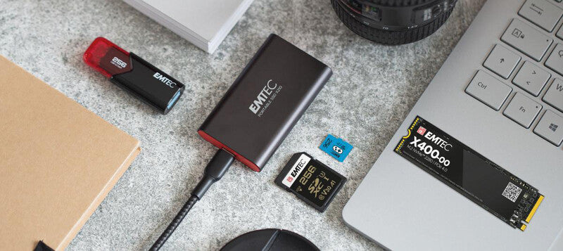 Emtec ELITE X210 Externes SSD-Laufwerk – 1 TB, USB 3.2, schock- und vibrationsfest