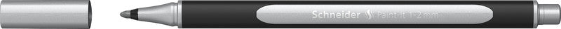 Schneider Schreibgeräte Paint-It Filzstift Metallic – 1–2 mm, Silber