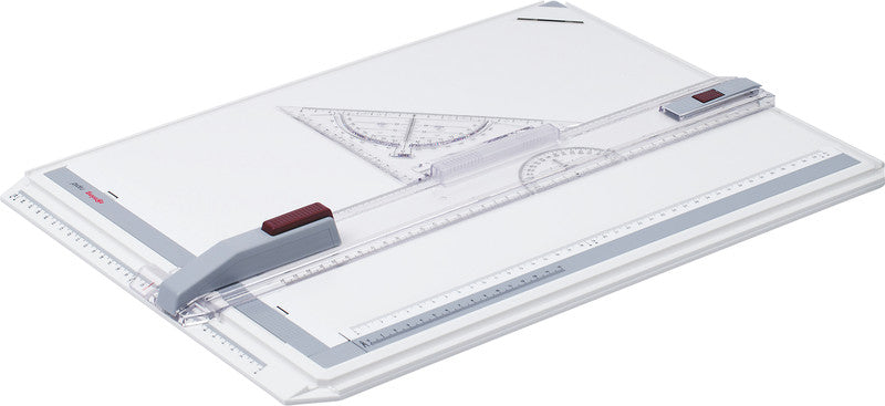 Rotring Zeichenbrett Rapid – A3, 297 × 420 mm, weiss, Kunststoff, mit Transportkoffer