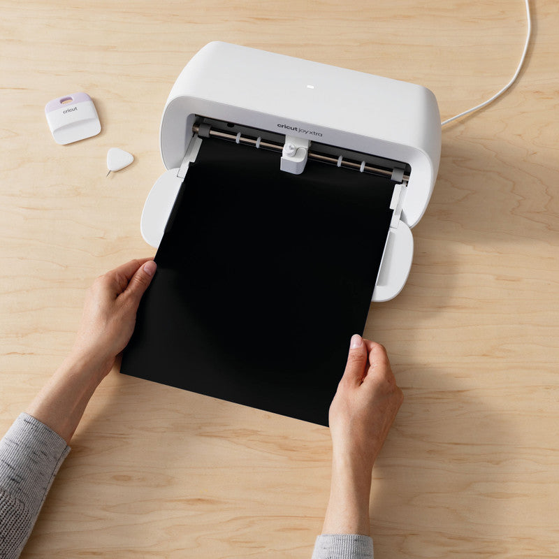 Cricut Aufbügelfolie – Schwarz – 241 × 610 mm – für Joy Xtra Schneideplotter