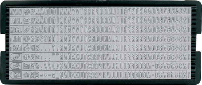 Trodat Motivstempel Printy 4911 – Motiv: zum Selbersetzen, selbstfärbend, 38 × 14 mm