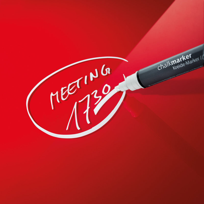 Sigel Whiteboard – 6,5 × 55 cm, Glas, magnetisch, Wandmontage, inkl. Montagesatz und Magnete