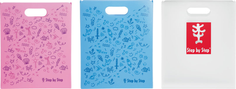 Step by Step Heftbox 245 × 305 × 50 mm – Kunststoff, violett, Tragegriff, wasserabweisend