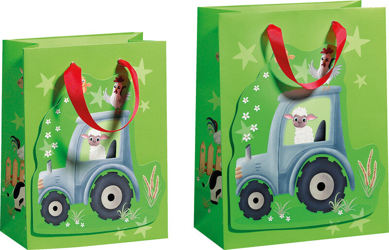 Zoewie Tragetasche – Mini Farm – Papier, Mattkaschierung – 170 × 225 × 92 mm