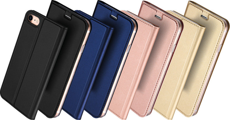 Dux Ducis Booklet-Hülle – für Samsung Galaxy S10+ – Roségold – Kunstleder, mit Kartenfach, Magnetverschluss