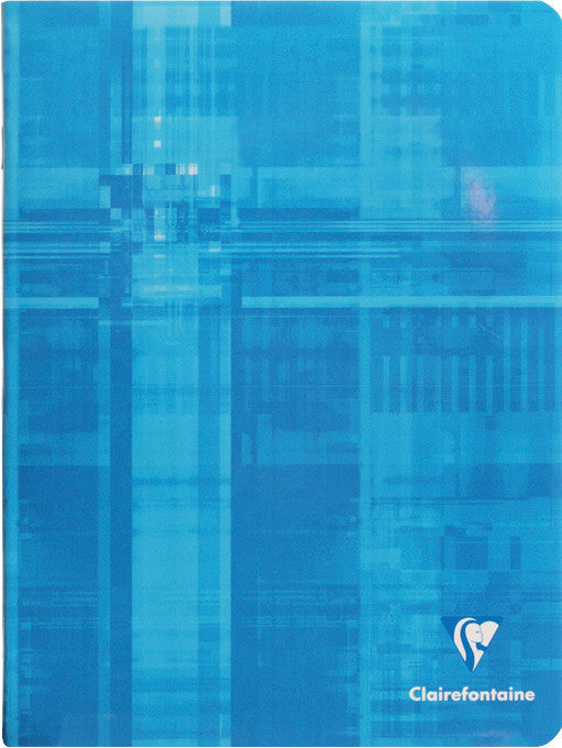 Clairefontaine Notizheft, 170 × 220 mm, kariert, Klammerheftung, Karton, 96 Seiten, 90 g/m² – sortiert