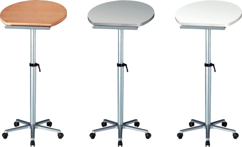 MAUL Stehtisch – 60 × 52 × 75–120 cm – grau – höhenverstellbar