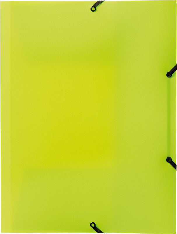 Kolma Sammelmappe für A4, Kunststoff, Kiwi, mit Gummizug