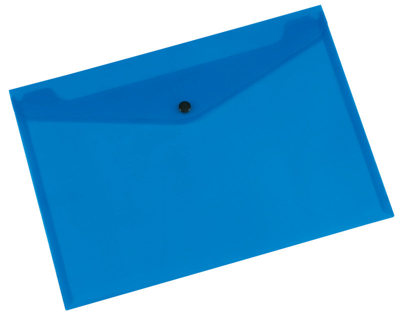 Q-connect Sichtmappe A4, Blau, Kunststoff, 172 Mikron
