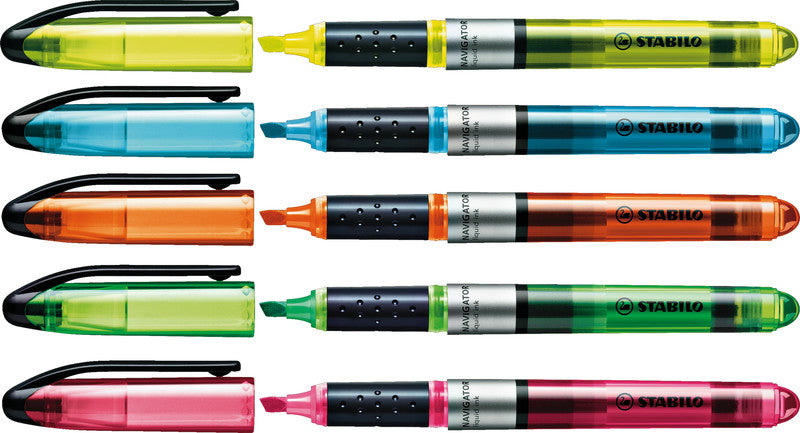 STABILO Navigator Textmarker Blau – Keilspitze, 1–4 mm