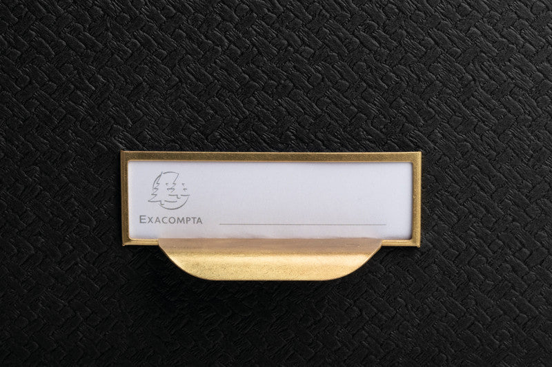 Exacompta OfficeByMe Stehsammler – für A4+, Rücken 110 mm, schwarz, Karton