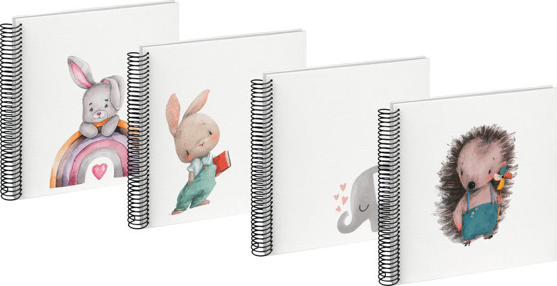 Walther Fotoalbum Hase Nosey – für 250 × 250 mm, mehrfarbig, Karton