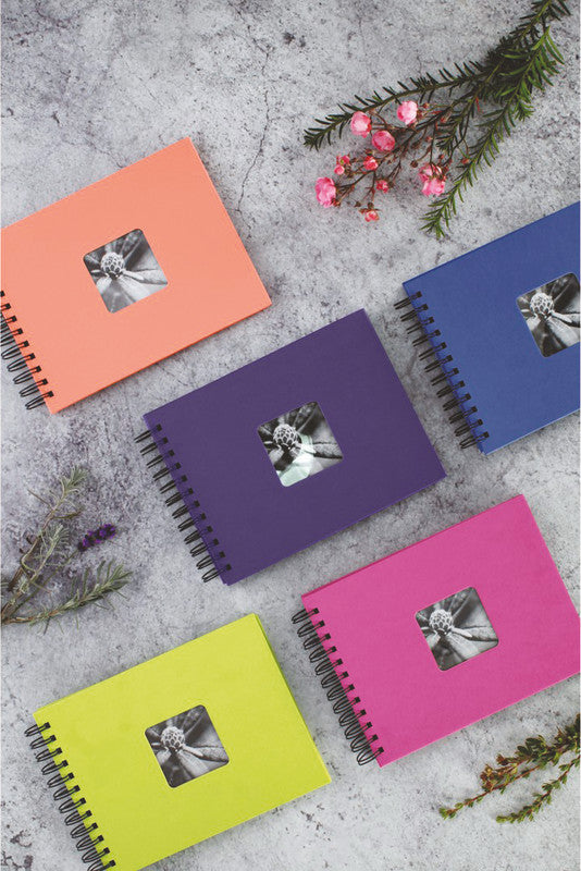 Hama Fotoalbum Wiro Fine Art – blau, mit Pergaminzwischenblättern, Papier, 240 × 170 mm