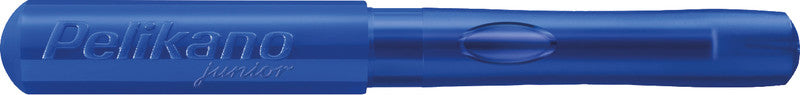 Pelikano junior – L Feder – für Linkshänder – blau – Patronen