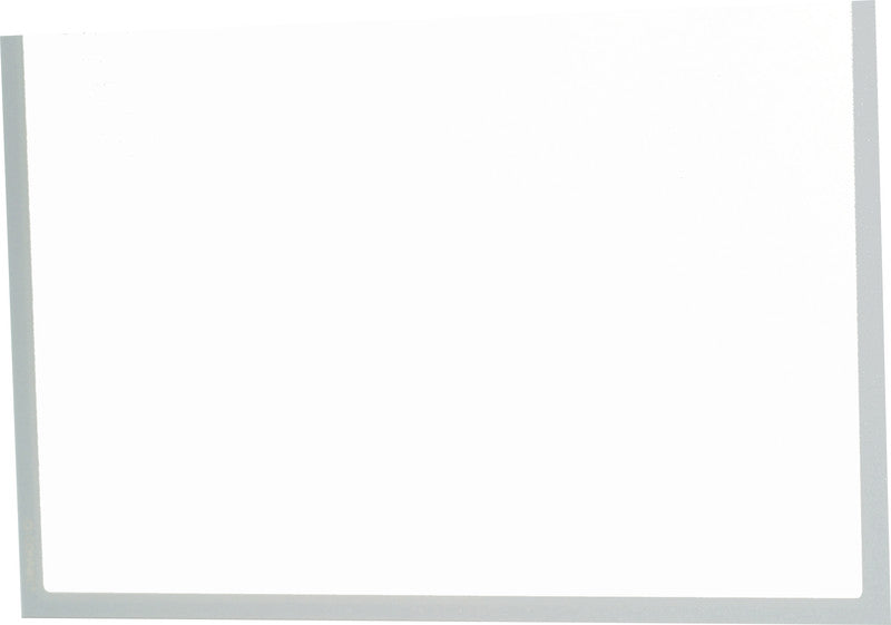 Q-connect Infotasche – 297 × 210 mm, grau, Kunststoff, selbstklebend