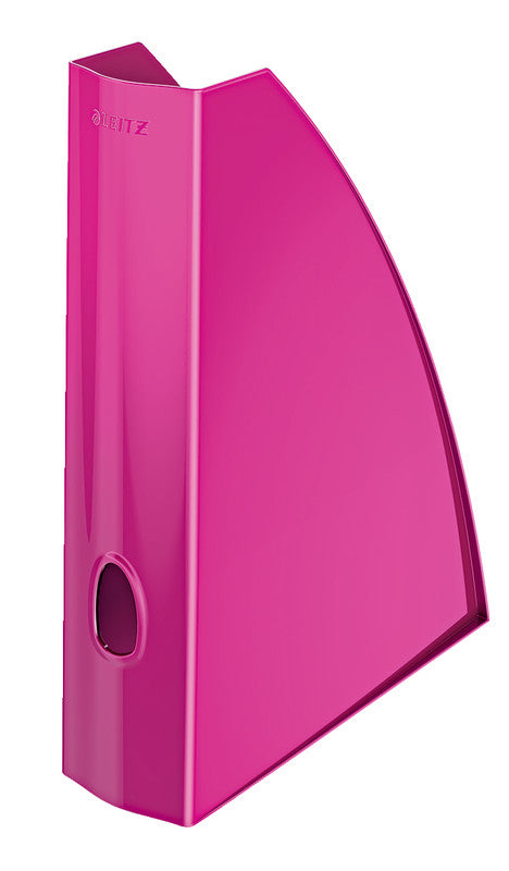 Leitz Stehsammler – Kunststoff, ohne Beschriftungsfeld, Pink, 258×75×312 mm