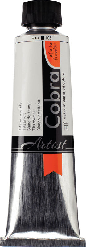 Cobra Ölfarbe – Titanweiss, 150 ml