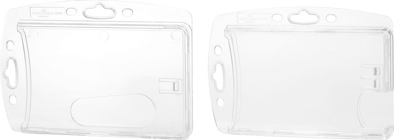 Durable Hartbox – für Betriebsausweise – 85 × 54 mm, Kunststoff, transparent – 10 Stück