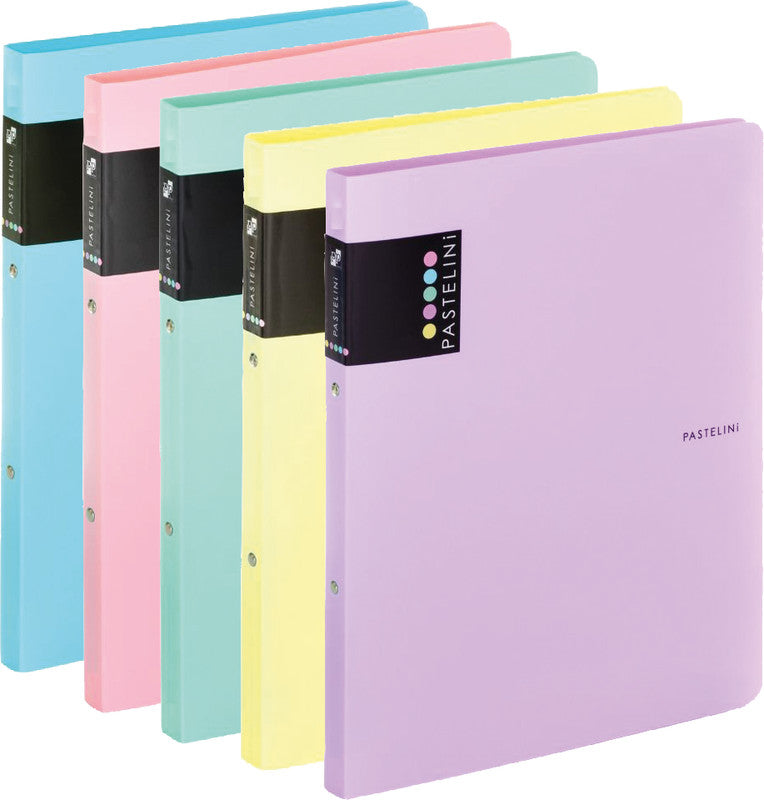 Pastelini Ringbuch – A4 Hochformat – 2-Ring, Ø 15 mm, Rücken 20 mm – Grün, Kunststoff