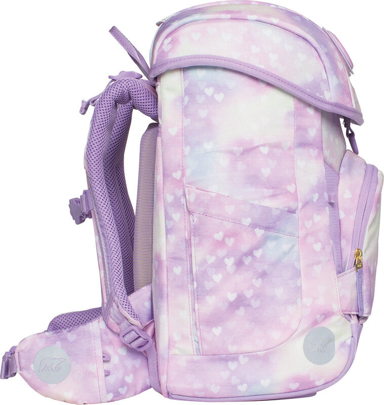 Beckmann Schulrucksack-Set Plus Air – 6-teilig – Unicorn Princess Purple