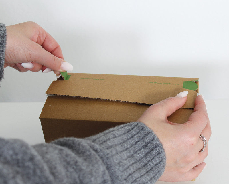 Grünmarie Umzugsbox, braun – 312 × 223 × 140 - 224 mm