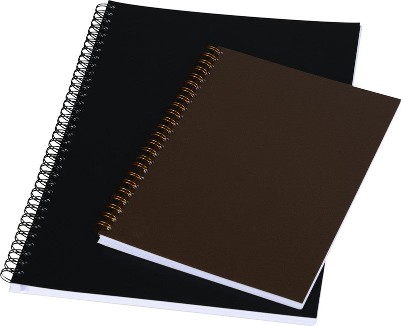 Elco Collegeblock A5, kariert 5 mm, Spiralbindung, 80 Blatt, perforiert, 80 g/m² – braun, für ELCO Notes-App