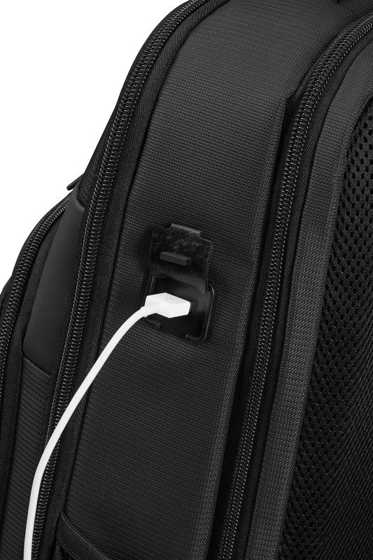 Samsonite Mysight Notebook-Rucksack – 19 l, Aufsteckfunktion, Recyceltes PET (rPET), Schwarz