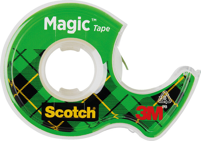 Scotch Handabroller Magic 810 – für Rollenbreite bis 19 mm, für Bandlänge bis 7,5 m, für Kern 1"