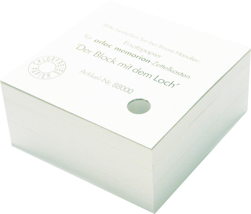 Arlac Ersatzzettel Classic – 100 × 100 mm – Papier, 600 Blatt