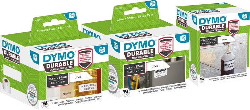 DYMO Druckeretiketten LabelWriter, 59 mm × 190 mm, permanent, für LabelWriter 4XL und LabelWriter 450 Serie