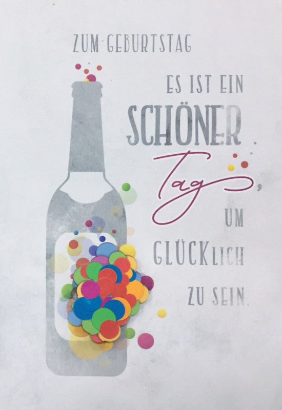 Kurt eulzer Grusskarte Geburtstag – A6 (105 × 148 mm) – Text DE, Karton