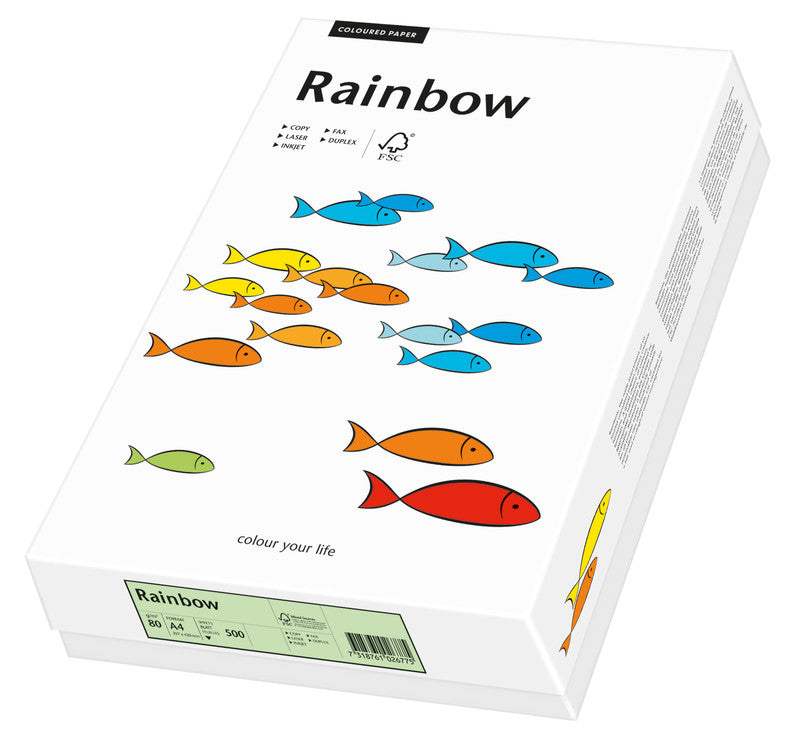 Scaldia Kopierpapier – A4, 120 g/m², mittelgrün – für Inkjet/Laser/Kopierer – FSC – 250 Blatt