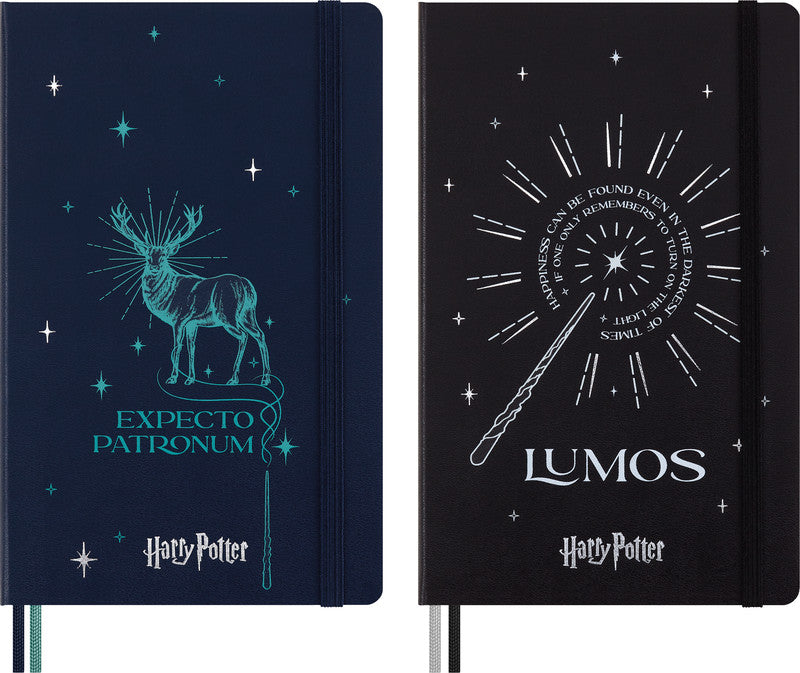Moleskine Notizbuch Limited Edition Harry Potter, Leimbindung, Hardcover, 176 Seiten, 100 g/m² – schwarz