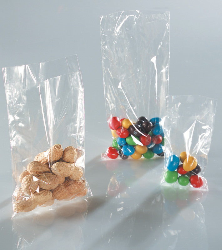 Folia Geschenkbox – mit Flachboden, transparent – 60 × 100 mm