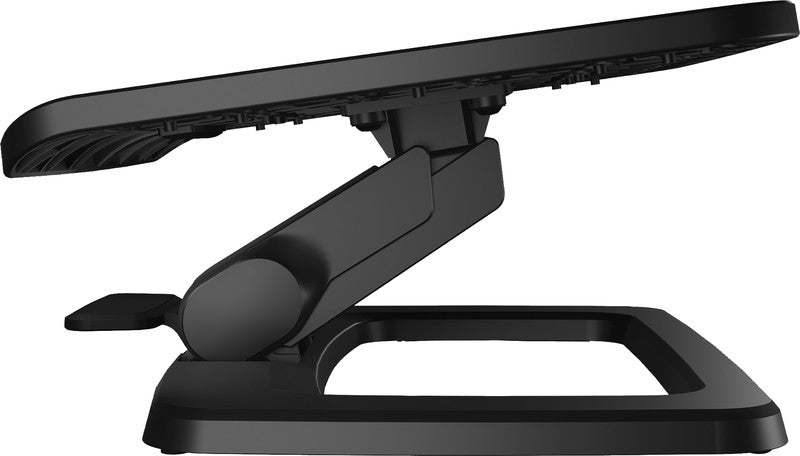 Fellowes Fussstütze Hana – 45 × 21,8 × 17,5 cm, Aluminium/Esche, schwarz