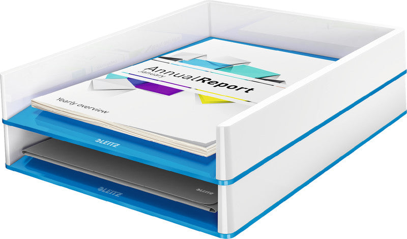 Leitz Briefkorb – Kunststoff, metallisch, blau