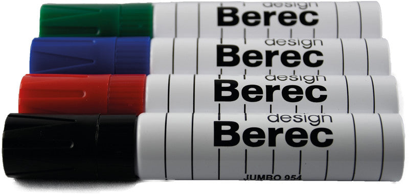 BEREC Non-Permanent-Marker Jumbo – sortiert – 4er-Set