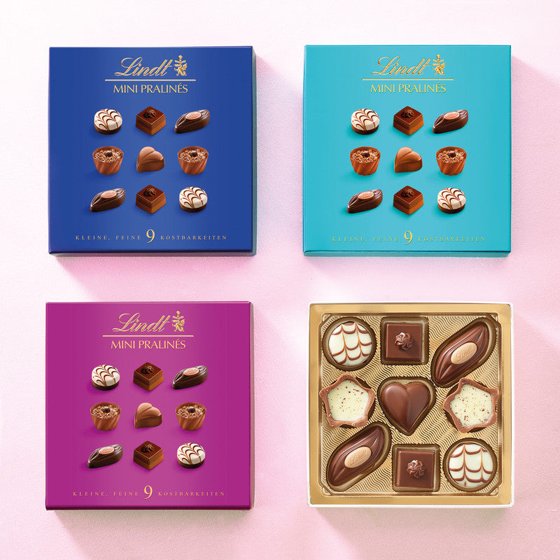Lindt Pralinés – 5 Sorten, Schachtel, 44 g