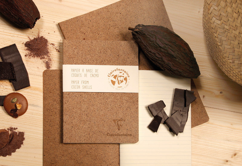 Clairefontaine Notizheft A6, liniert, Fadenheftung, 96 Seiten, 90 g/m² – cacao