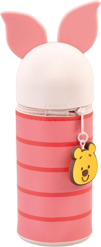 Disney Schlamperetui, Winnie The Pooh Piglet, Mehrfarbig, Silikon, 7 × 18 cm