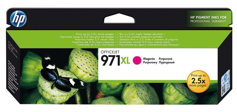 HP Tintenpatrone 971XL, Magenta, XL, 6'600 Seiten