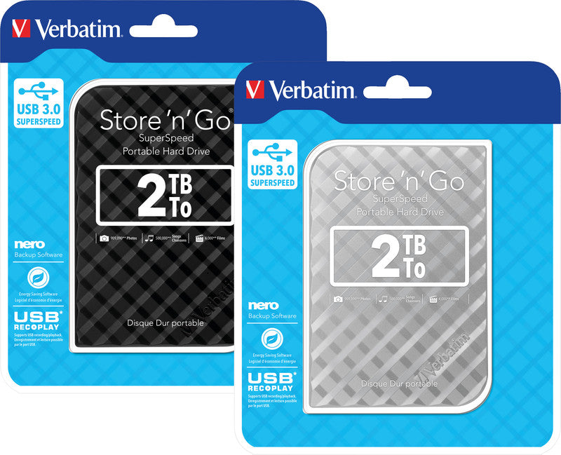 Verbatim Store 'n' Go Speichergerät – 4 TB, USB 3.0, 2,5"