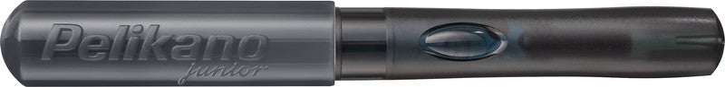 Pelikano junior – Federspitze L – für Linkshänder – anthrazit, blau – Patronen