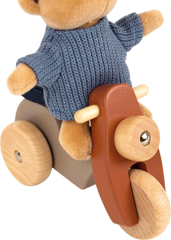 Egmont Plüschtier Bär Alex auf Vespa – 12 cm – mehrfarbig – ab 1 Jahr