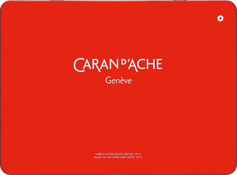 Caran d-Ache Caran d'Ache Aquarellfarbstifte Supracolor Soft – 30 Farben, im Metalletui, Ø 3,8 mm, FSC
