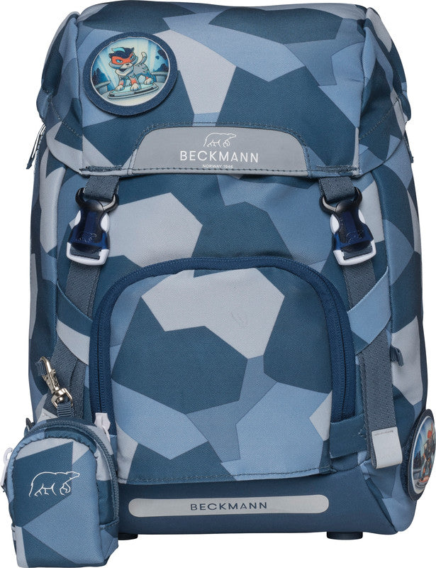 Beckmann Classic Schulrucksack – Tiger Race – 24,0×37,0×25,0 cm – recyclingfähig
