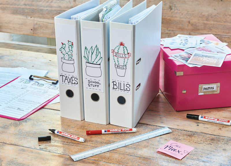 Edding Permanentmarker – sortiert, 4er-Set