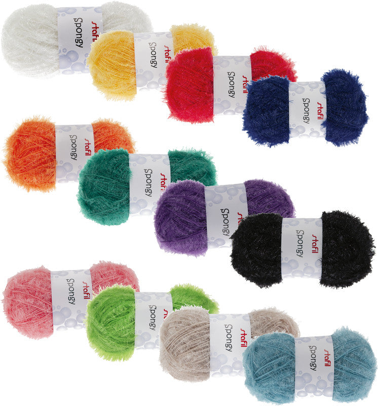 Stafil Schwammgarn, Polyester, Wasser, zum Stricken