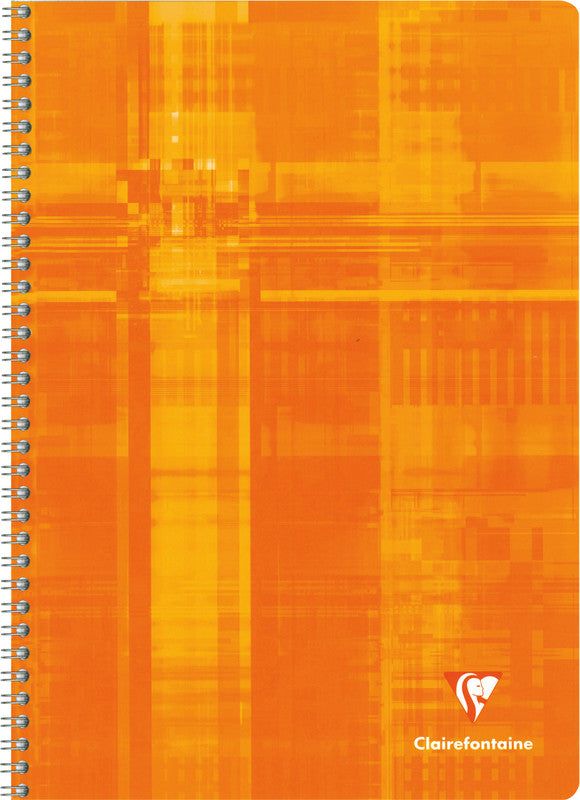 Clairefontaine Spiralheft, A4, liniert, Spiralbindung, Karton, 50 Blatt, 50 g/m² – sortiert